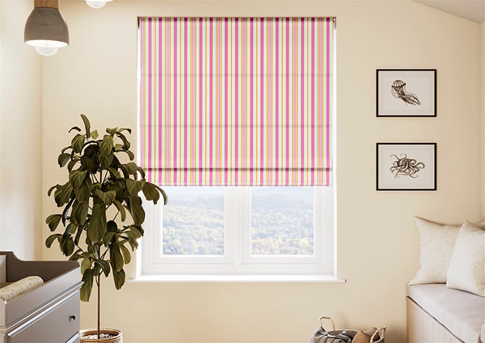 The British Stripe Co. George, Notting Hill No.1 - Roman Blind - Image 3